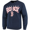 Boston Red Sox Stitches Pullover Crew Sweatshirt