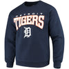 Detroit Tigers Stitches Pullover Crew Sweatshirt