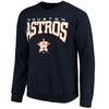 Houston Astros Stitches Pullover Crew Sweatshirt