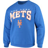 New York Mets Stitches Pullover Crew Sweatshirt