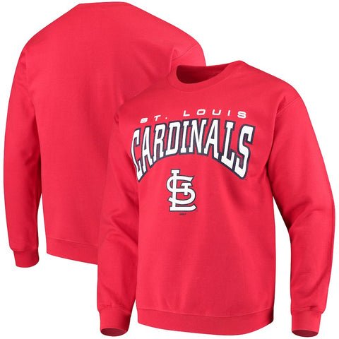 St. Louis Cardinals Stitches Pullover Crew Sweatshirt