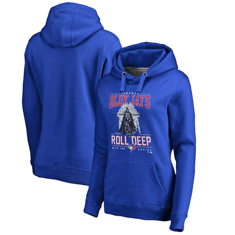 Toronto Blue Jays   Women's Roll Deep with the Empire Pullover Hoodie - Royal