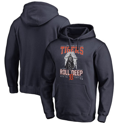 Detroit Tigers   Roll Deep with the Empire Pullover Hoodie - Navy