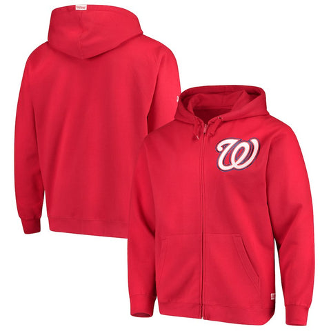 Washington Nationals Stitches Fleece Full-Zip Hoodie