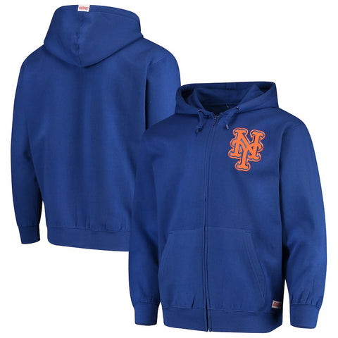 New York Mets Stitches Fleece Full-Zip Hoodie