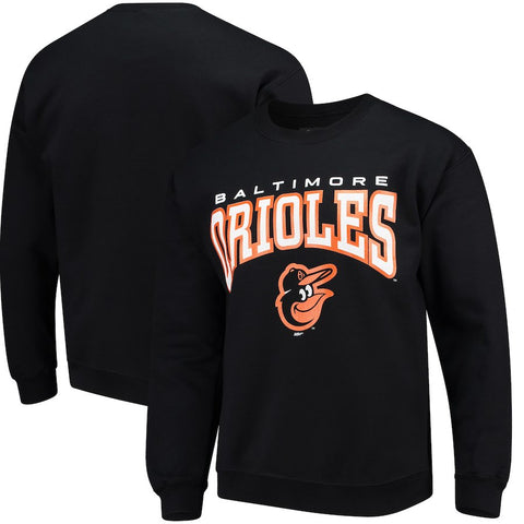 Baltimore Orioles Stitches Pullover Crew Sweatshirt