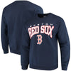Boston Red Sox Stitches Pullover Crew Sweatshirt