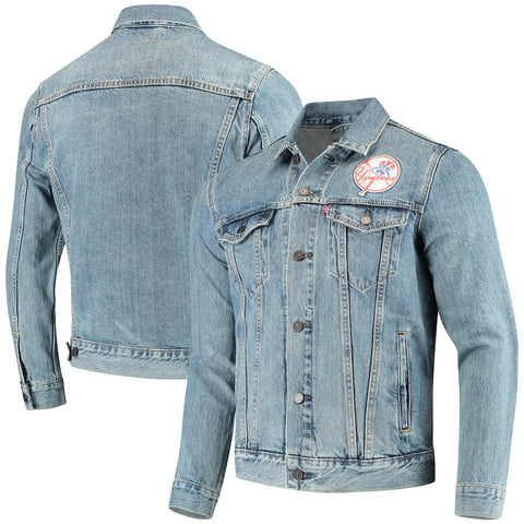 New York Yankees Levi's MLB Patch Trucker Full-Button Jacket