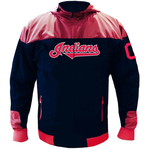 Cleveland Indians Majestic Mesh Tricot Jacket