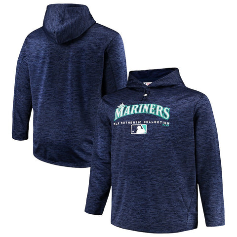 Seattle Mariners Majestic Big & Tall Ultra Streak Hoodie
