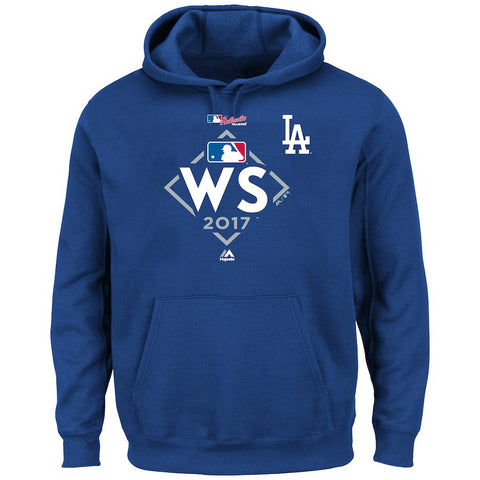 Los Angeles Dodgers Majestic 2017 World Series Bound Big & Tall Pullover Hoodie - Royal