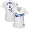 Corey Seager Los Angeles Dodgers Majestic Women's 2017 World Series Bound Cool Base Player Jersey