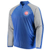 Chicago Cubs G-III Sports by Carl Banks Fast Track Raglan Half-Zip Pullover Jacket