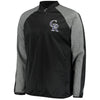 Colorado Rockies G-III Sports by Carl Banks Fast Track Raglan Half-Zip Pullover Jacket