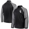 Chicago White Sox G-III Sports by Carl Banks Fast Track Raglan Half-Zip Pullover Jacket