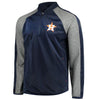 Houston Astros G-III Sports by Carl Banks Fast Track Raglan Half-Zip Pullover Jacket