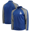 Los Angeles Dodgers G-III Sports by Carl Banks Fast Track Raglan Half-Zip Pullover Jacket