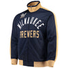 Milwaukee Brewers G-III Sports by Carl Banks Final Four Full-Zip Track Jacket