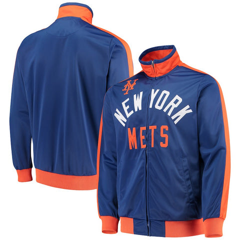 New York Mets G-III Sports by Carl Banks Final Four Full-Zip Track Jacket