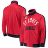 St. Louis Cardinals G-III Sports by Carl Banks Final Four Full-Zip Track Jacket
