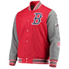 Boston Red Sox G-III Sports by Carl Banks Franchise Varsity Jacket - Red/Gray