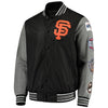 San Francisco Giants G-III Sports by Carl Banks Franchise Varsity Jacket - Black/Gray
