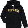 Pittsburgh Pirates Youth Wordmark Full-Zip Hoodie