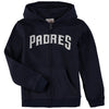 San Diego Padres Youth Wordmark Full-Zip Hoodie