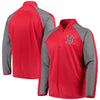 Boston Red Sox G-III Sports by Carl Banks Fast Track Raglan Half-Zip Pullover Jacket