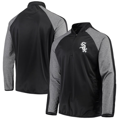 Chicago White Sox G-III Sports by Carl Banks Fast Track Raglan Half-Zip Pullover Jacket