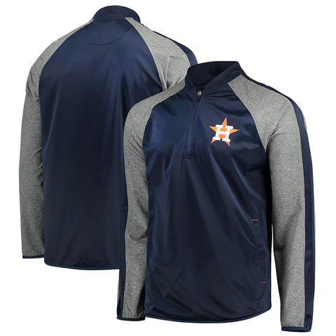 Houston Astros G-III Sports by Carl Banks Fast Track Raglan Half-Zip Pullover Jacket