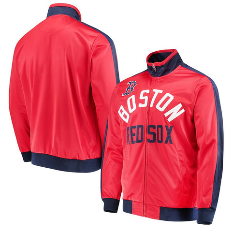 Boston Red Sox G-III Sports by Carl Banks Final Four Full-Zip Track Jacket