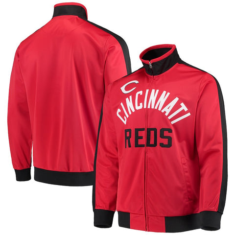 Cincinnati Reds G-III Sports by Carl Banks Final Four Full-Zip Track Jacket