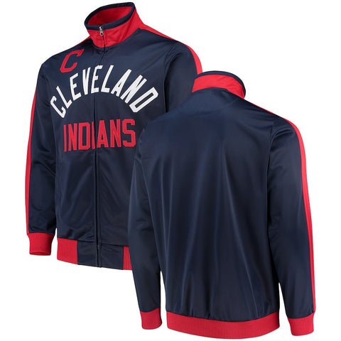 Cleveland Indians G-III Sports by Carl Banks Final Four Full-Zip Track Jacket