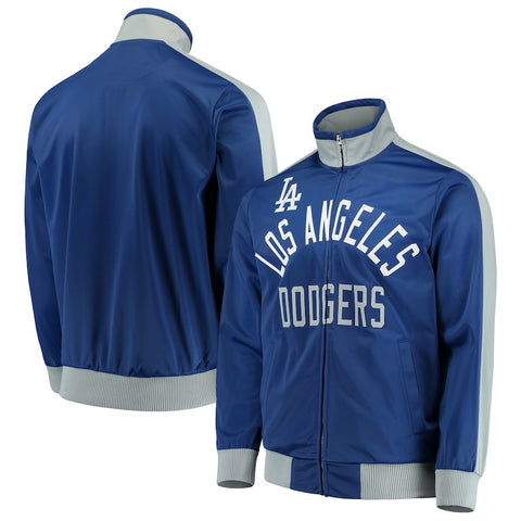 Los Angeles Dodgers G-III Sports by Carl Banks Final Four Full-Zip Track Jacket