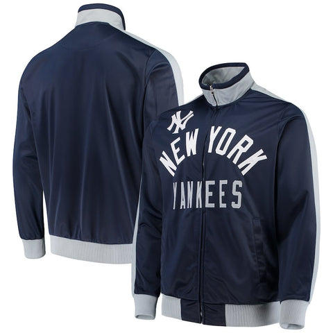 New York Yankees G-III Sports by Carl Banks Final Four Full-Zip Track Jacket