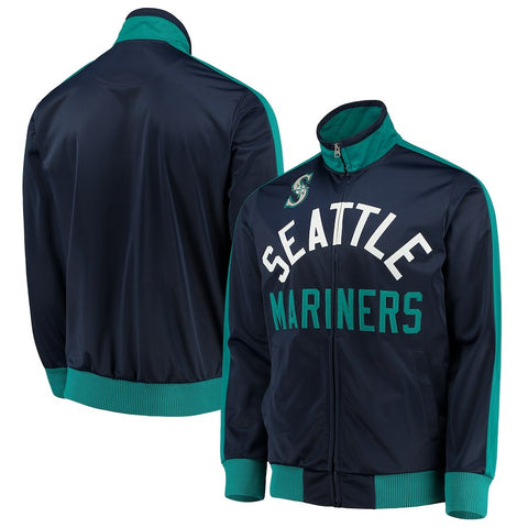 Seattle Mariners G-III Sports by Carl Banks Final Four Full-Zip Track Jacket