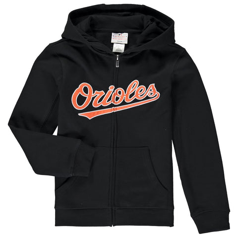 Baltimore Orioles Youth Wordmark Full-Zip Hoodie