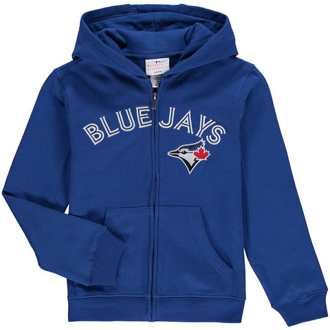 Toronto Blue Jays Youth Wordmark Full-Zip Hoodie