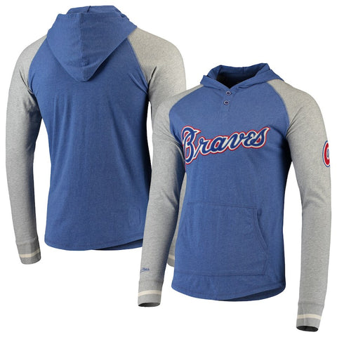 Atlanta Braves Mitchell & Ness Slugfest Lightweight Hoodie