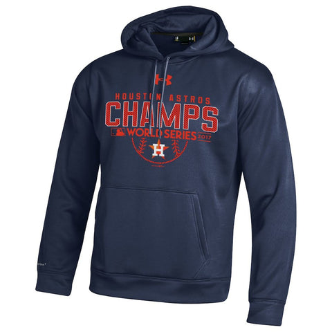 Houston Astros Under Armour 2017 World Series Champions Armour Fleece Pullover Hoodie