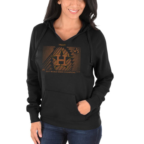 Houston Astros Majestic Women's 2017 World Series Champions Parade Pullover Hoodie - Black
