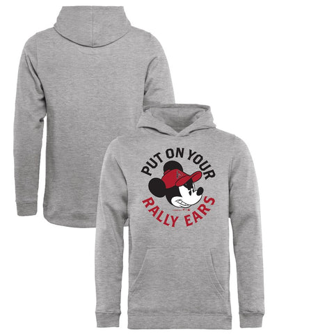 Arizona Diamondbacks   Youth Disney Rally Ears Pullover Hoodie - Heathered Gray