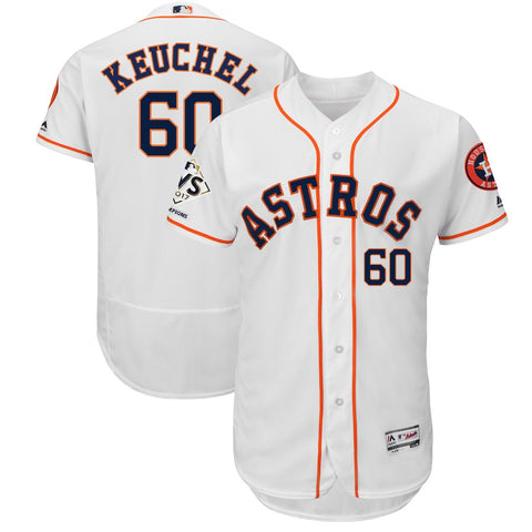 Dallas Keuchel Houston Astros Majestic 2017 World Series Champions Flex Base Player Jersey - White