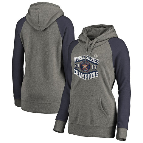 Houston Astros   Women's 2017 World Series Champions High Heat Tri-Blend Pullover Hoodie