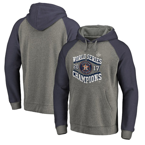 Houston Astros   2017 World Series Champions High Heat Tri-Blend Pullover Hoodie