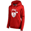 Anaheim Ducks   Women's Jolly Plus Size Pullover Hoodie - Red