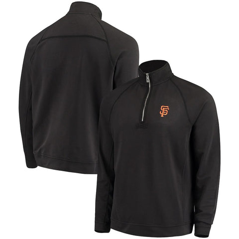 San Francisco Giants Tommy Bahama Ben & Terry Coast Core Half-Zip Pullover Jacket