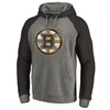 Boston Bruins   Big & Tall Team Distressed Pullover Hoodie - Heathered Gray