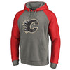 Calgary Flames   Big & Tall Team Distressed Pullover Hoodie - Heathered Gray